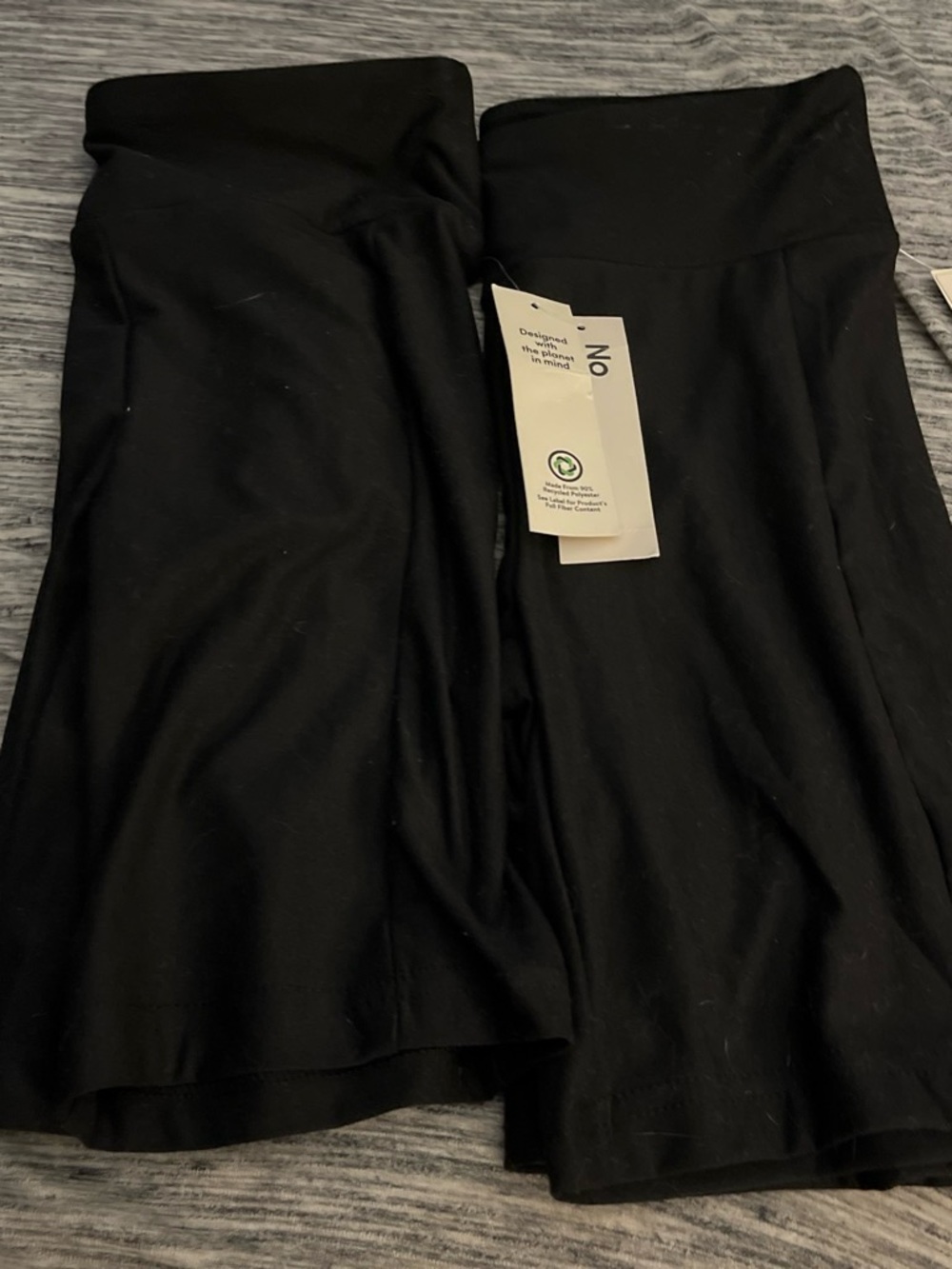 No Boundaries Black Stretch biker shorts - Black